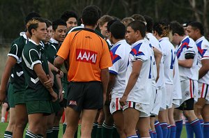 Sydney West Vs Sydney East - Under 15's in action Sydney Rugby League Trials ( Photo : ourfooty media) 