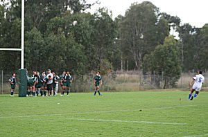 Joey converts Sydney East score Sydney West Vs Sydney East - Under 15's in action Sydney Rugby League Trials ( Photo : ourfooty media)