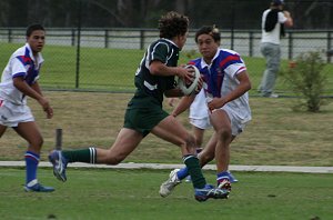 Under 15's in action Sydney Rugby League Trials ( Photo : ourfooty media)