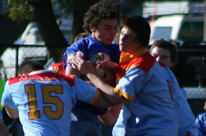 De La Salle v Engadine Dragons 16A's rnd 15 ACTION (Photo's : ourfootymedia)