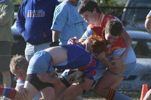 De La Salle v Engadine Dragons 16A's rnd 15 ACTION (Photo's : ourfootymedia)