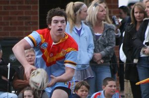 Tommy McLennan unloads in front of his mum (Photo : ourfooty media)