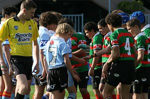 Cronulla Sharks v Souths Rabbitoh's U13's Dev aCTion (Photo's : ourfootymedia)