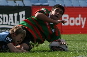 Cronulla Sharks v Souths Rabbitoh's U14's Dev aCTion (Photo's : ourfootymedia)