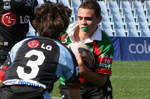 Cronulla Sharks v Souths Rabbitoh's U14's Dev aCTion (Photo's : ourfootymedia)