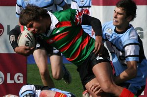 Cronulla Sharks v Souths Rabbitoh's U15's Dev aCTion (Photo's : ourfootymedia)