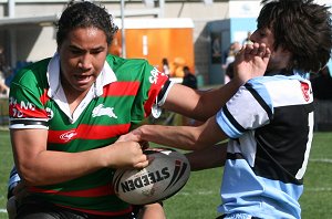 Cronulla Sharks v Souths Rabbitoh's U15's Dev aCTion (Photo's : ourfootymedia)