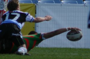 Cronulla Sharks v Souths Rabbitoh's U15's Dev aCTion (Photo's : ourfootymedia)