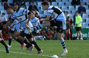 Cronulla Sharks v Souths Rabbitoh's U15's Dev aCTion (Photo's : ourfootymedia)