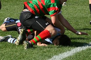 Cronulla Sharks v Souths Rabbitoh's U15's Dev aCTion (Photo's : ourfootymedia)