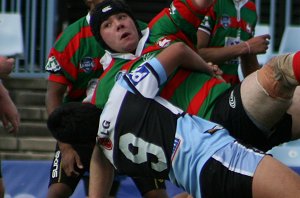 Cronulla Sharks v Souths Rabbitoh's U17's Dev aCTioN (Photo's : ourfootymedia)