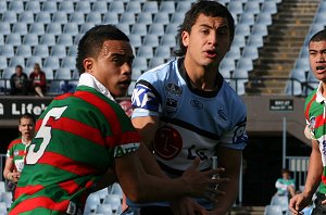 Cronulla Sharks v Souths Rabbitoh's U17's Dev aCTioN (Photo's : ourfootymedia)