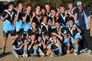 Aquinas College, Menai - U 15 Sharks Knockout WINNERS '09 (Photo : ourfooty media)