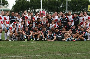 Cronulla & St. Helen's after their International game at Shark Park (Photo : ourfootymedia)
