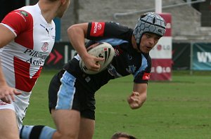 Cronulla Sharks U17's v St. Helen's Saints Academy action (Photo's : ourfootymedia)