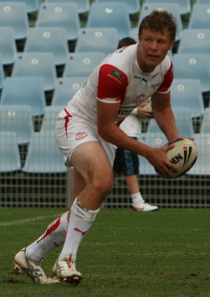 Cronulla Sharks U17's v St. Helen's Saints Academy action (Photo's : ourfootymedia)