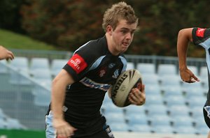 Cronulla Sharks U17's v St. Helen's Saints Academy action (Photo's : ourfootymedia)
