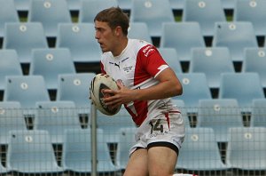 Cronulla Sharks U17's v St. Helen's Saints Academy action (Photo's : ourfootymedia)