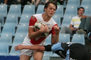Cronulla Sharks U17's v St. Helen's Saints Academy action (Photo's : ourfootymedia)