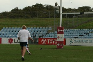 Cronulla Sharks U17's v St. Helen's Saints Academy action (Photo's : ourfootymedia)
