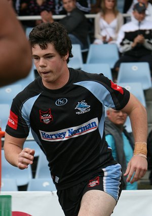 Cronulla Sharks U17's v St. Helen's Saints Academy action (Photo's : ourfootymedia)