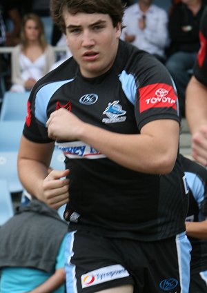 Cronulla Sharks U17's v St. Helen's Saints Academy action (Photo's : ourfootymedia)