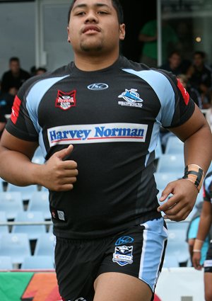 Cronulla Sharks U17's v St. Helen's Saints Academy action (Photo's : ourfootymedia)