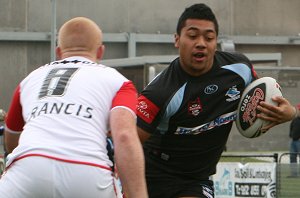 Cronulla Sharks U17's v St. Helen's Saints Academy action (Photo's : ourfootymedia)
