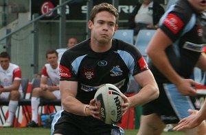 Cronulla Sharks U17's v St. Helen's Saints Academy action (Photo's : ourfootymedia)