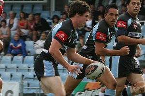 Cronulla Sharks U17's v St. Helen's Saints Academy action (Photo's : ourfootymedia)