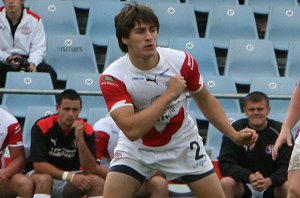 Cronulla Sharks U17's v St. Helen's Saints Academy action (Photo's : ourfootymedia)