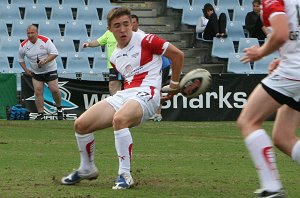 Cronulla Sharks U17's v St. Helen's Saints Academy action (Photo's : ourfootymedia)