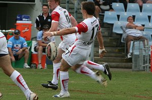 Cronulla Sharks U17's v St. Helen's Saints Academy action (Photo's : ourfootymedia)
