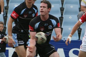 Cronulla Sharks U17's v St. Helen's Saints Academy action (Photo's : ourfootymedia)
