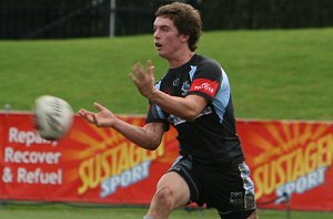 Cronulla Sharks U17's v St. Helen's Saints Academy action (Photo's : ourfootymedia)
