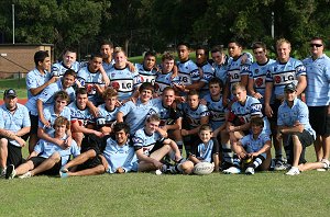 Cronulla Sharks Harold Matthew's Cup squad after making the finals (Photo's : ourfooty media)