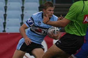 Reece Davidson - Sharks Vs Knights Rnd 2, Harold Matthew's Cup action (Photo's : ourfooty media)