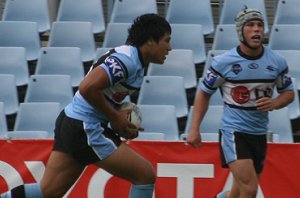 Cronulla Sharks V Newcastle Knights SG Ball Rnd 2 action (Photo's : ourfooty media)