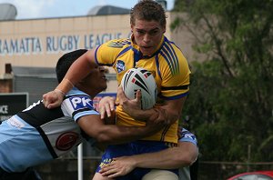 Parramatta Eels v Cronulla Sharks SG Ball rnd 6 action (Photo's : ourfooty media)