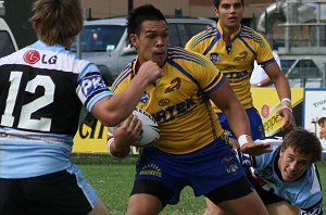 Parramatta Eels v Cronulla Sharks SG Ball rnd 6 action (Photo's : ourfooty media)