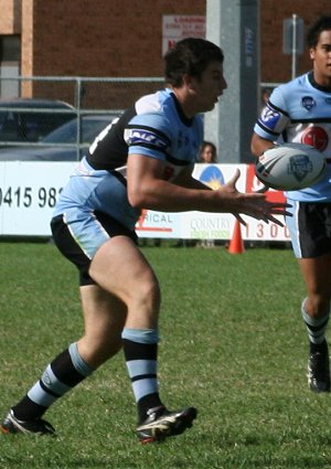 Dane Fazakerly on a final burst - Parramatta Eels v Cronulla Sharks SG Ball rnd 6 action (Photo's : ourfooty media)