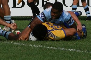 Parramatta Eels v Cronulla Sharks SG Ball rnd 6 action (Photo's : ourfooty media)