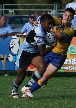 Parramatta Eels v Cronulla Sharks SG Ball rnd 6 action (Photo's : ourfooty media)
