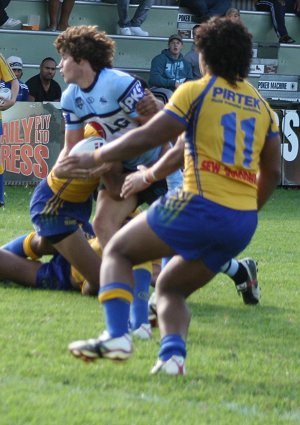 Parramatta Eels v Cronulla Sharks SG Ball rnd 6 action (Photo's : ourfooty media)