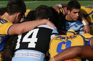 Parramatta Eels v Cronulla Sharks SG Ball rnd 6 action (Photo's : ourfooty media)