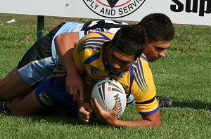 Parramatta Eels v Cronulla Sharks SG Ball rnd 6 action (Photo's : ourfooty media)