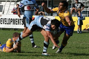 Parramatta Eels v Cronulla Sharks SG Ball rnd 6 action (Photo's : ourfooty media)