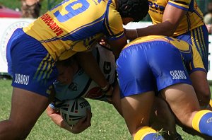 Parramatta Eels v Cronulla Sharks SG Ball rnd 6 action (Photo's : ourfooty media)