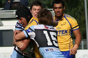 Parramatta Eels v Cronulla Sharks SG Ball rnd 6 action (Photo's : ourfooty media)