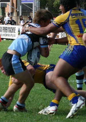 Parramatta Eels v Cronulla Sharks SG Ball rnd 6 action (Photo's : ourfooty media)